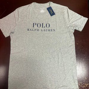 Polo Ralph Lauren Mens Gray Heather Short Sleeve Pullover T Shirt Size Large